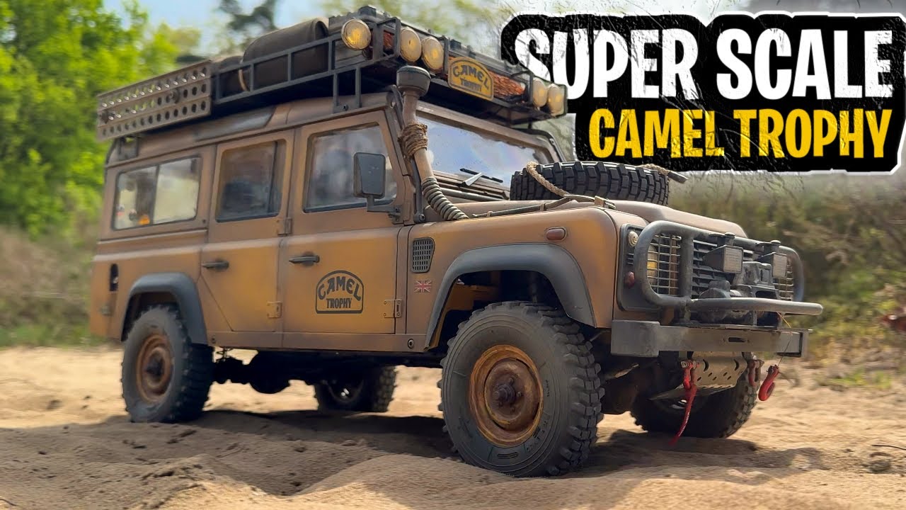 Scale RC Offroad 4X4 Land Rover Defender 110 Camel Trophy Adventures