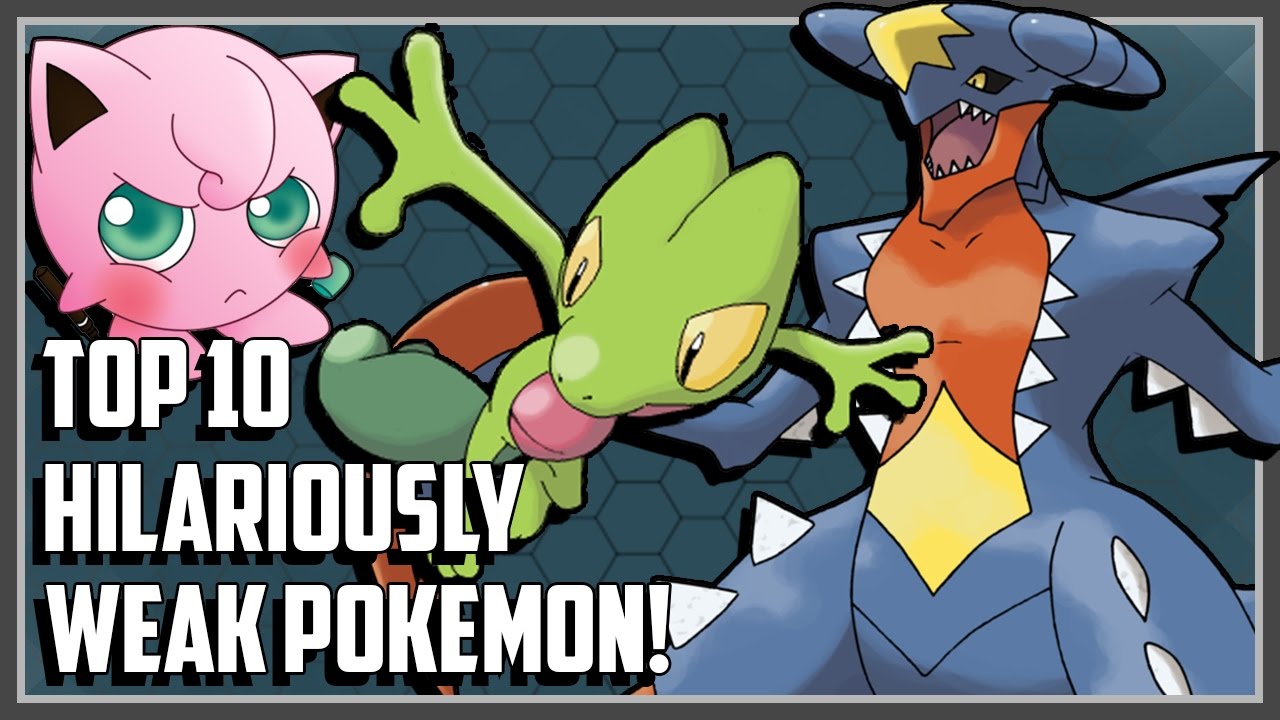 Top 10 HILARIOUSLY Weak Pokemon!