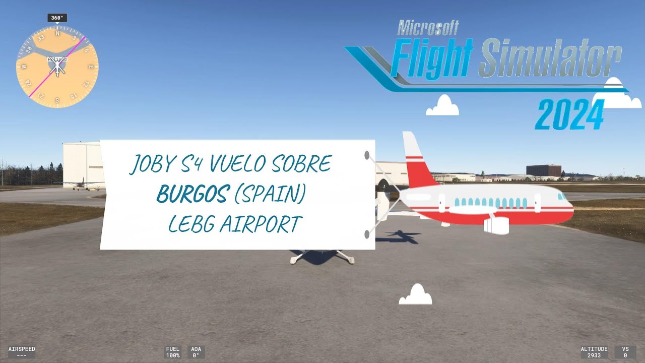 JOBY S4 PARA MSFS2024 VUELO SOBRE BURGOSCastilla y León ,Spain y su CATEDRAL GOTICA  23 DIC 2025 HD1