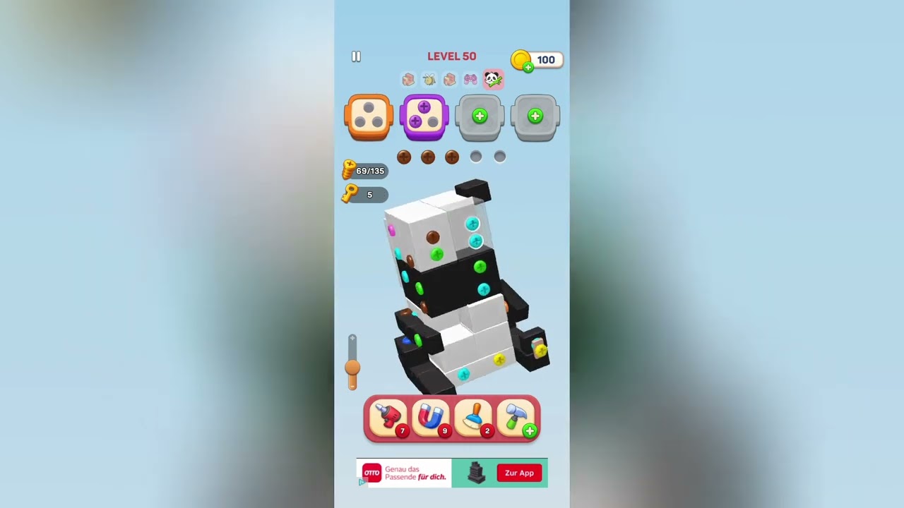 Screwdom 3d Level 50 Solution Walkthrough 