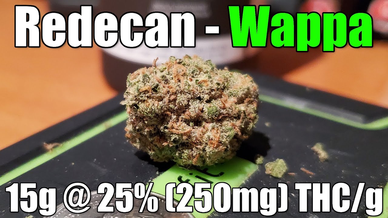 Redecan - Wappa - Unboxing Review - 15g @ 25% (250mg) THC/g (+Extreme Closeups)