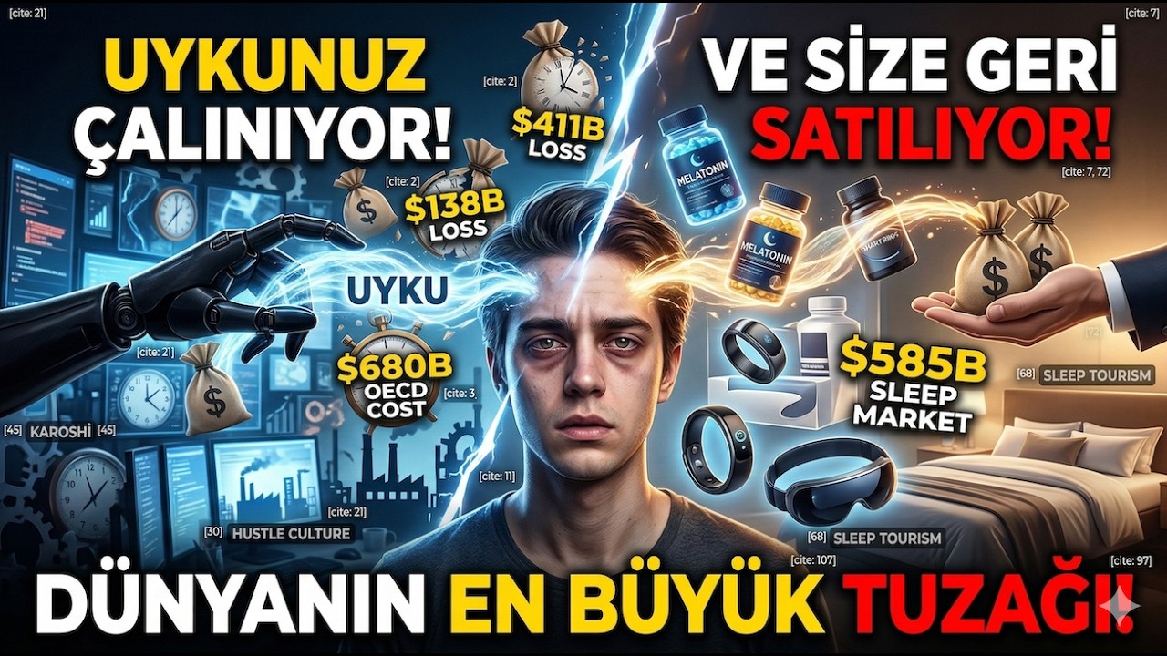 UYKUNUZ ÇALINIYOR, SONRA SİZE GERİ SATILIYOR | Uykusuzluğun Ekonomi Politiği