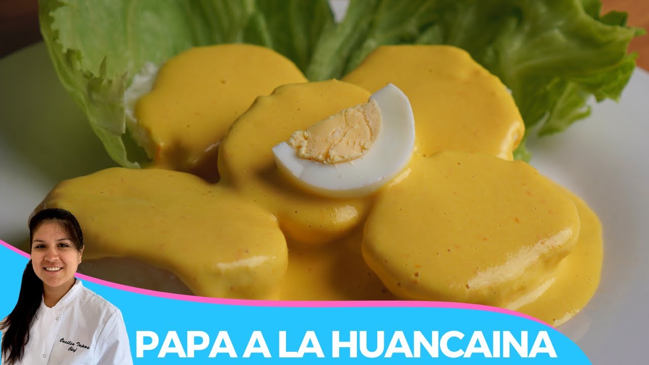 PAPA A LA HUANCAINA | RECETA PERUANA | CREMOSA Y DELICIOSA