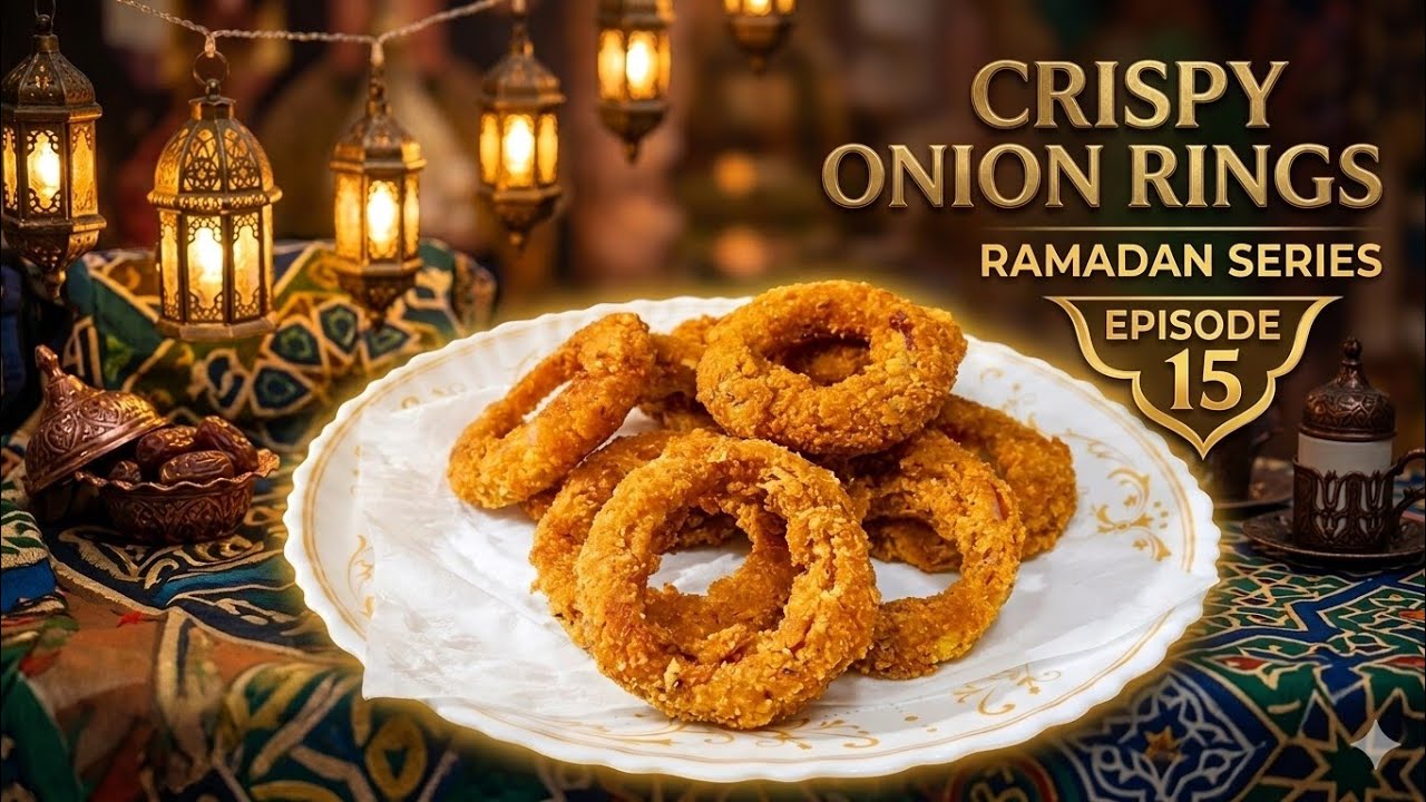 Crispy Onion Rings 🧅| Perfect Crunchy Snack | Ramadan Special | Episode 15 