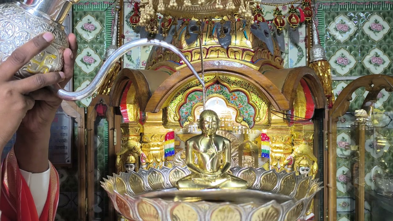 सर्व रोग शोक दुःख भय पीड़ा विनाशक प्रभु जी की शांति धारा जैन मन्दिर मसूरी 🏳‍🌈🏳‍🌈🙏🙏