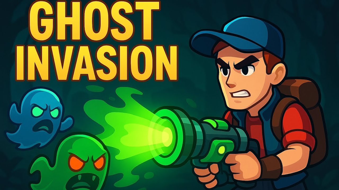 Ghost Invasion Gameplay - Can You Catch Them All? (Miniclip Game)