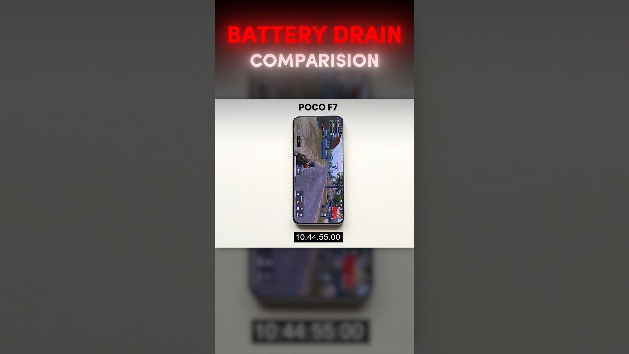 POCO F7 Battery Drain Test &ndash; Can It Last a FULL Day? (Shocking Results!)🔥