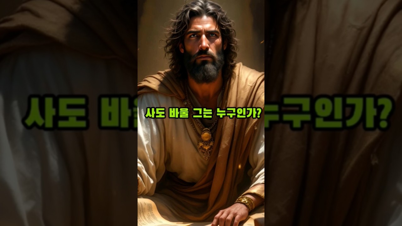 성경 인물 공부 사도 바울 그는 누구인가? #성경요약 #bibleshorts #기독교유튜브 #성경인물