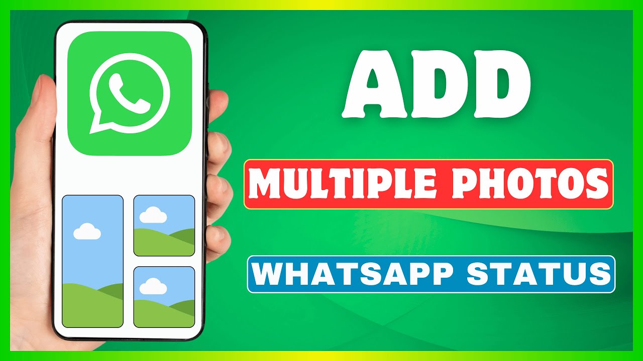 How To Add Multiple Photos in WhatsApp Status | Add More Than One Picture in WhatsApp Status