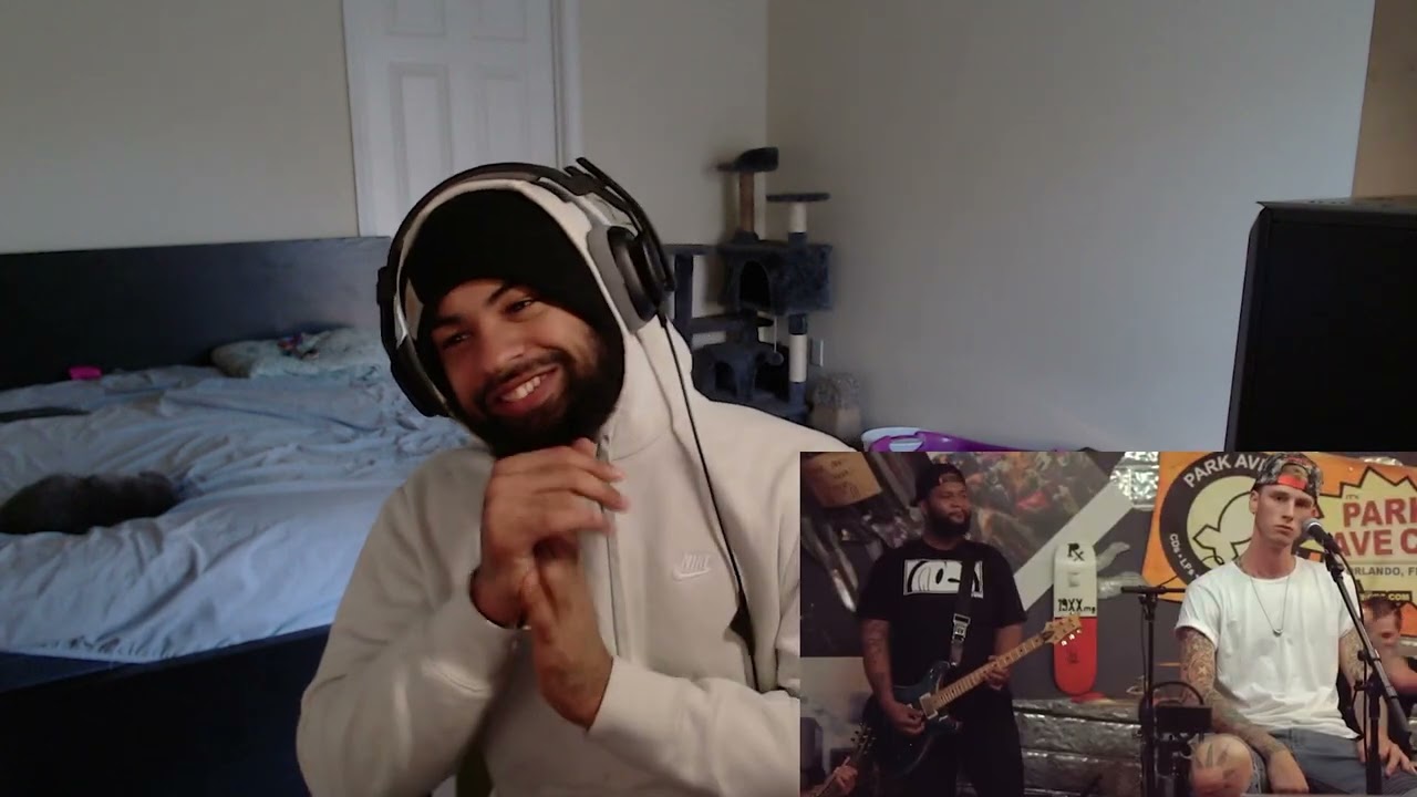 MGK IS A CHARACTER HAHA!!! BLUE SKIES LIVE AT PARK AVE CD'S!! (REACTION!!!)