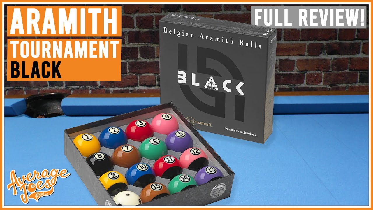Шары для пула Aramith Tournament Black - ПОЛНЫЙ ОБЗОР!