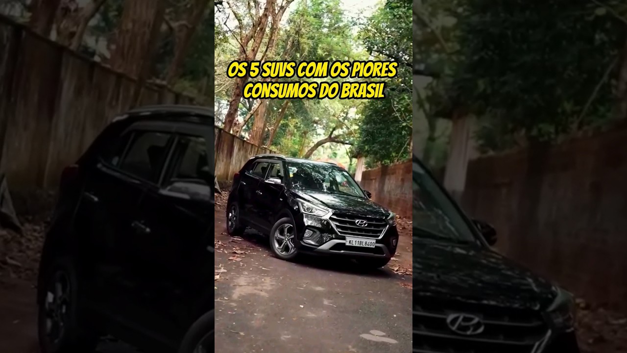 Os 5 SUVs com os piores consumos do Brasil
