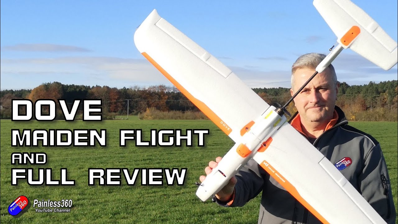 VCI DOVE FPV Plane: Maiden flight and full review!