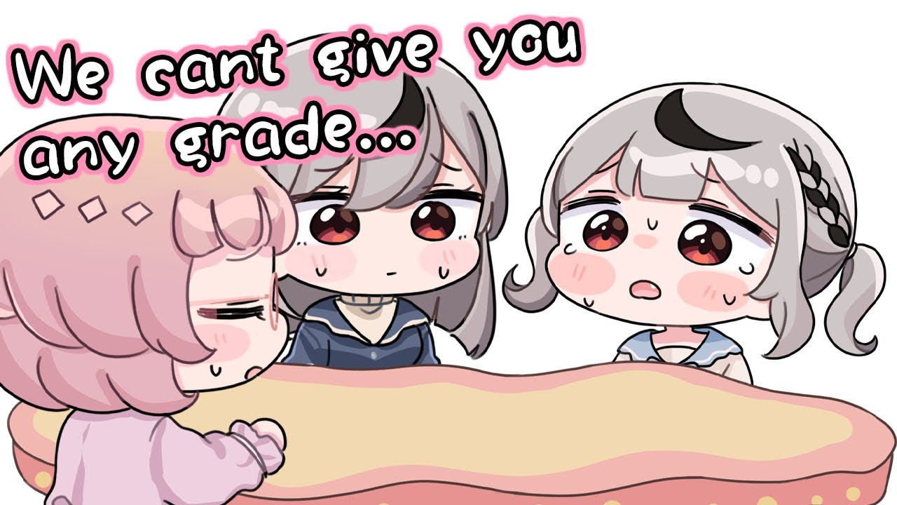 Chloe's parent got called to school because Chloe's grades were too low[Animated Hololive/Eng sub]