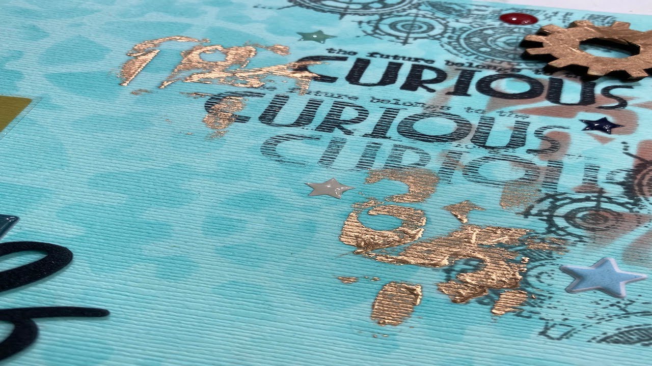 Scrapbook Process VIdeo: Learn Construct Build (No Patterned Paper Mini Series)