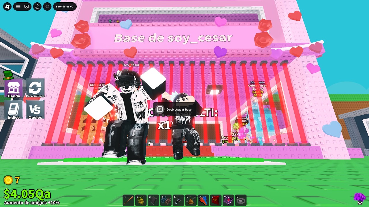 jugando pvp y tradeando