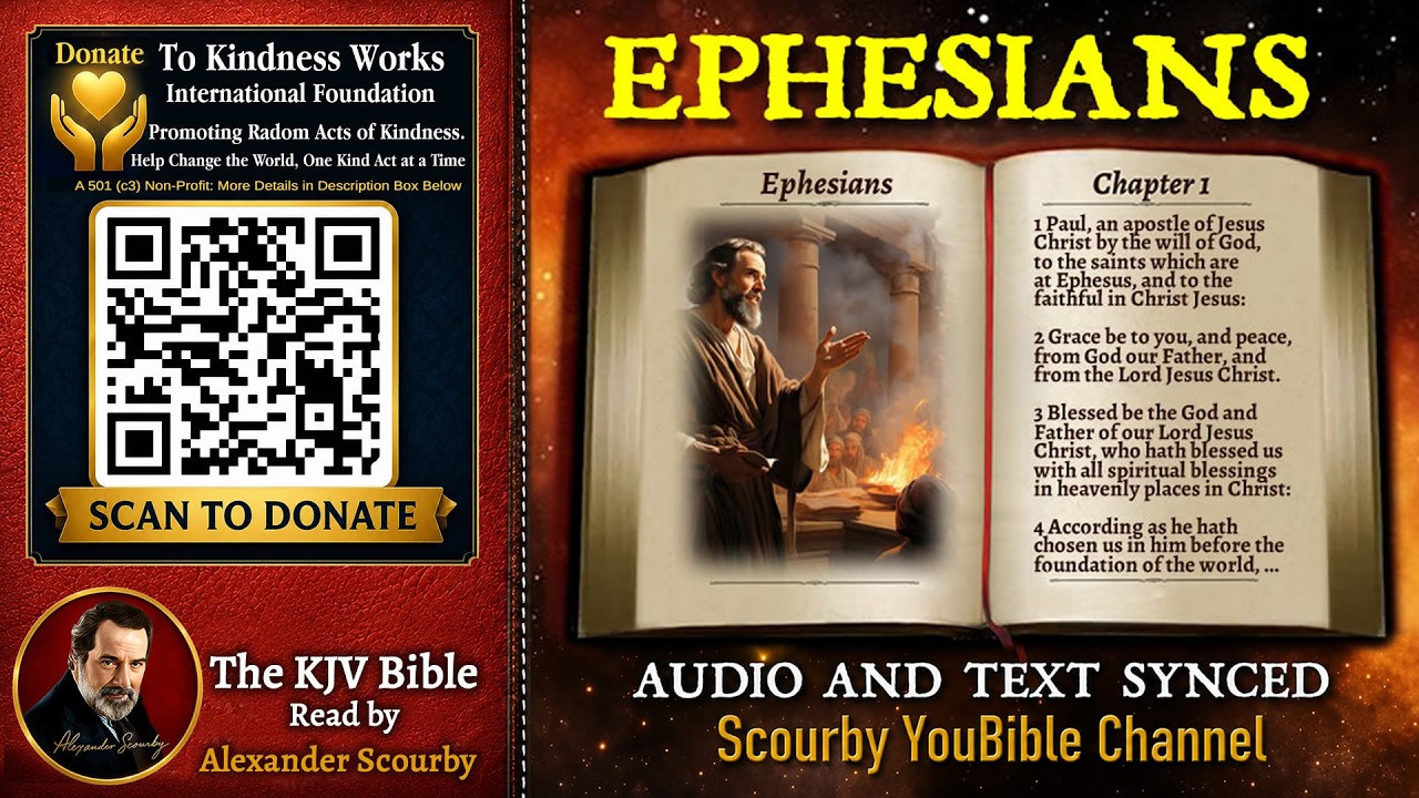 49 | Book of  Ephesians | Read by Alexander Scourby | The GREATEST VOICE Ever Recorded!