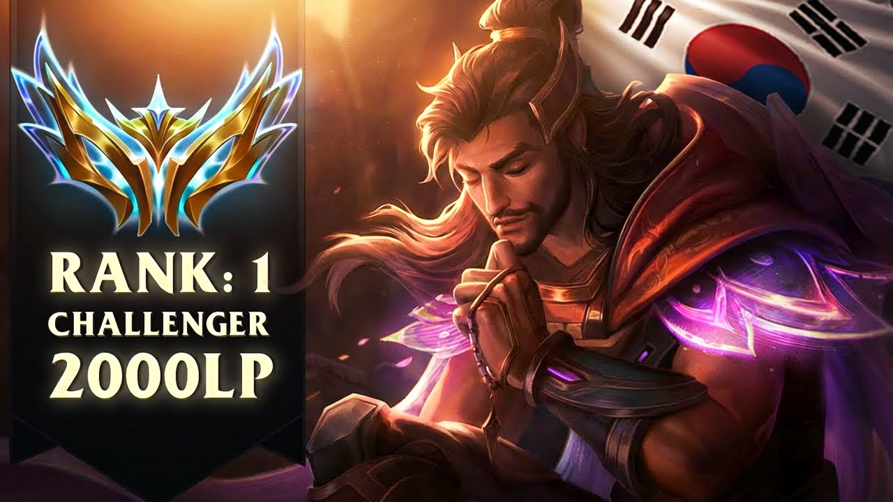 🟣 2100LP EUW - 2040LP EUNE - SZN 15 RANK 1 KOREA🟣