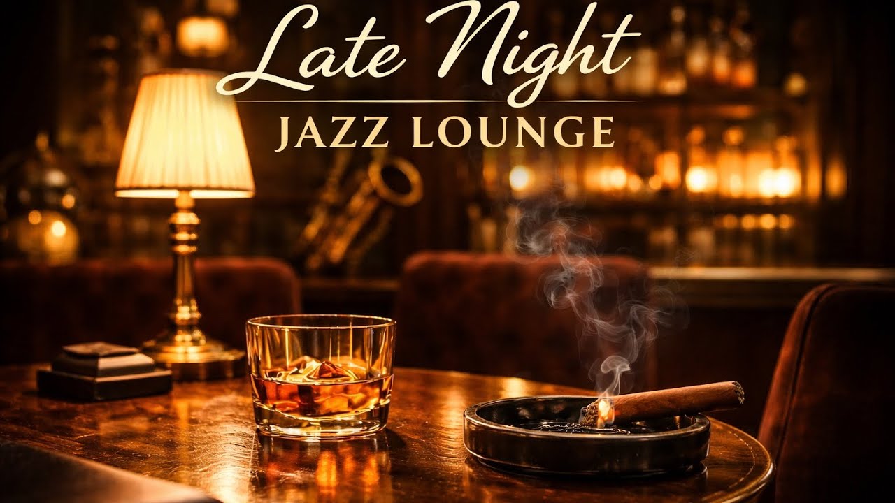 Late Night Smooth Jazz at The Velvet Lounge ☕🥃 | Relaxing Jazz for Studying, Work & After Hours