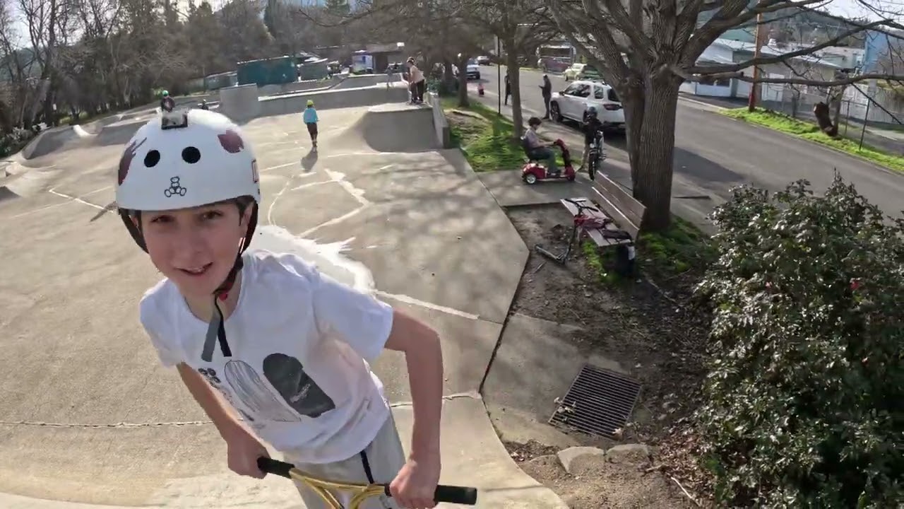 Crazy day at Ashland skate park