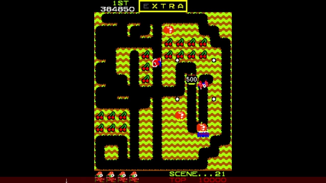 Mr.Do! -Arcade- 1 million-1 man. Hardest Difficulty-WOLFMAME-V.0183.