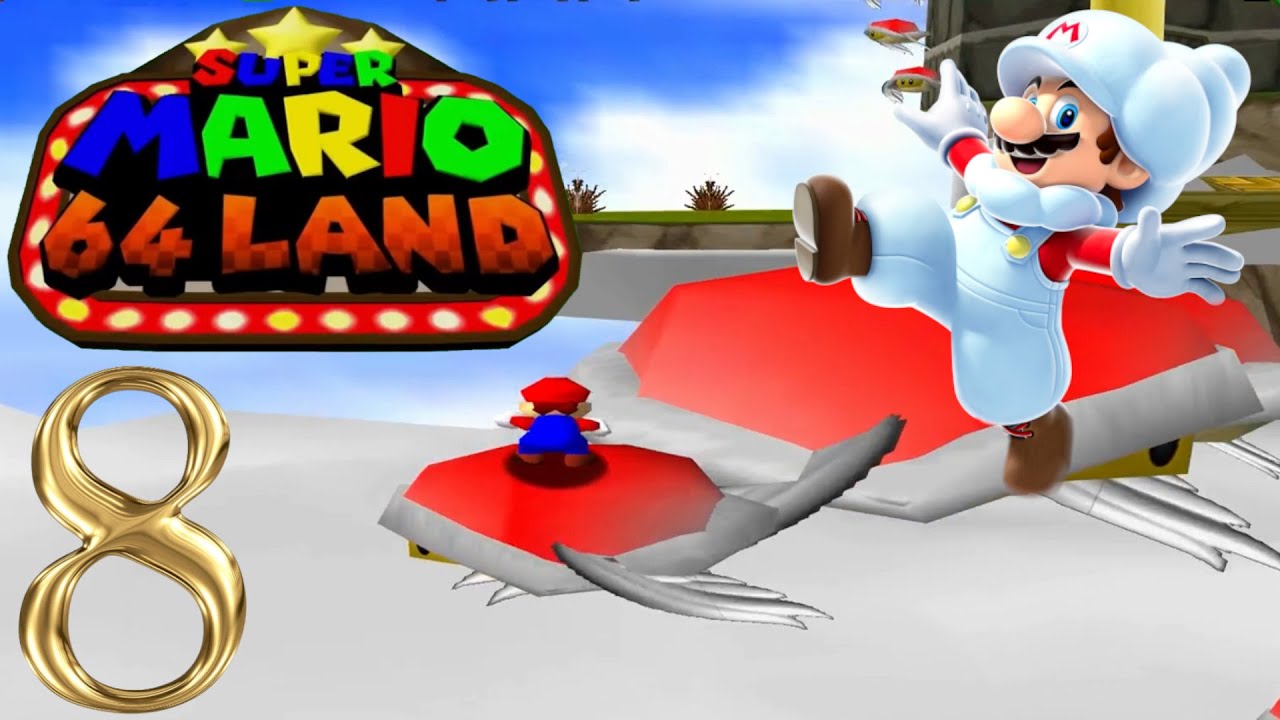 Super Mario 64 Land Folge 8 (100%): Wolkenmario will hoch hinaus