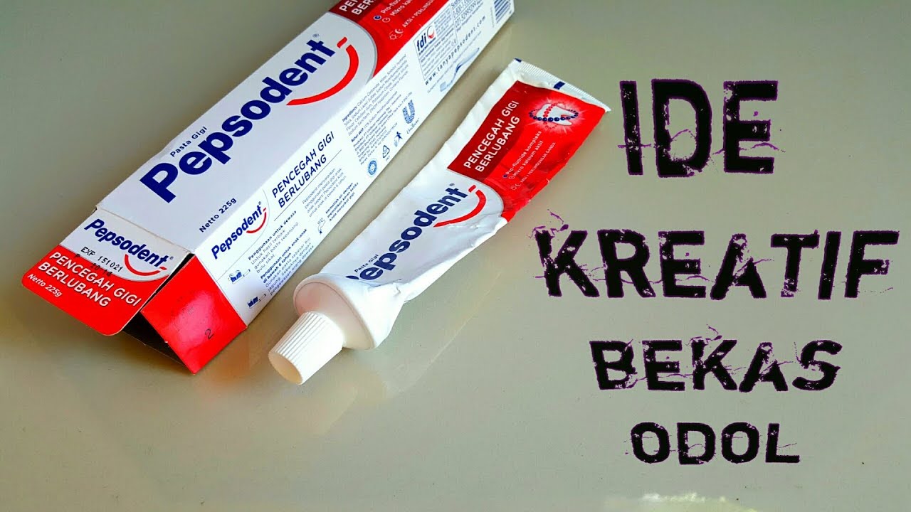 IDE KREATIF DAN MENARIK DARI BEKAS TEMPAT ODOL YANG TAK TERPIKIRKAN
