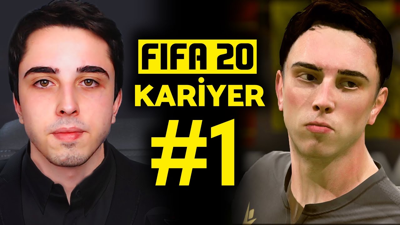 OYUNUN İ&Ccedil;İNDEYİM! // HEM OYUNCU HEM DE TEKNİK DİREKT&Ouml;R OLDUM! // FIFA 20 KARİYER #1