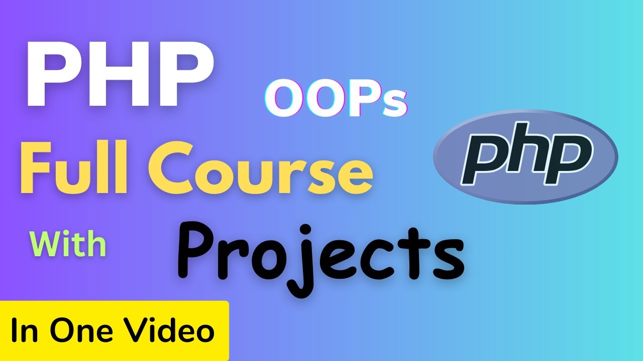 Complete PHP Object-Oriented Programming (OOP) Course in HINDI
