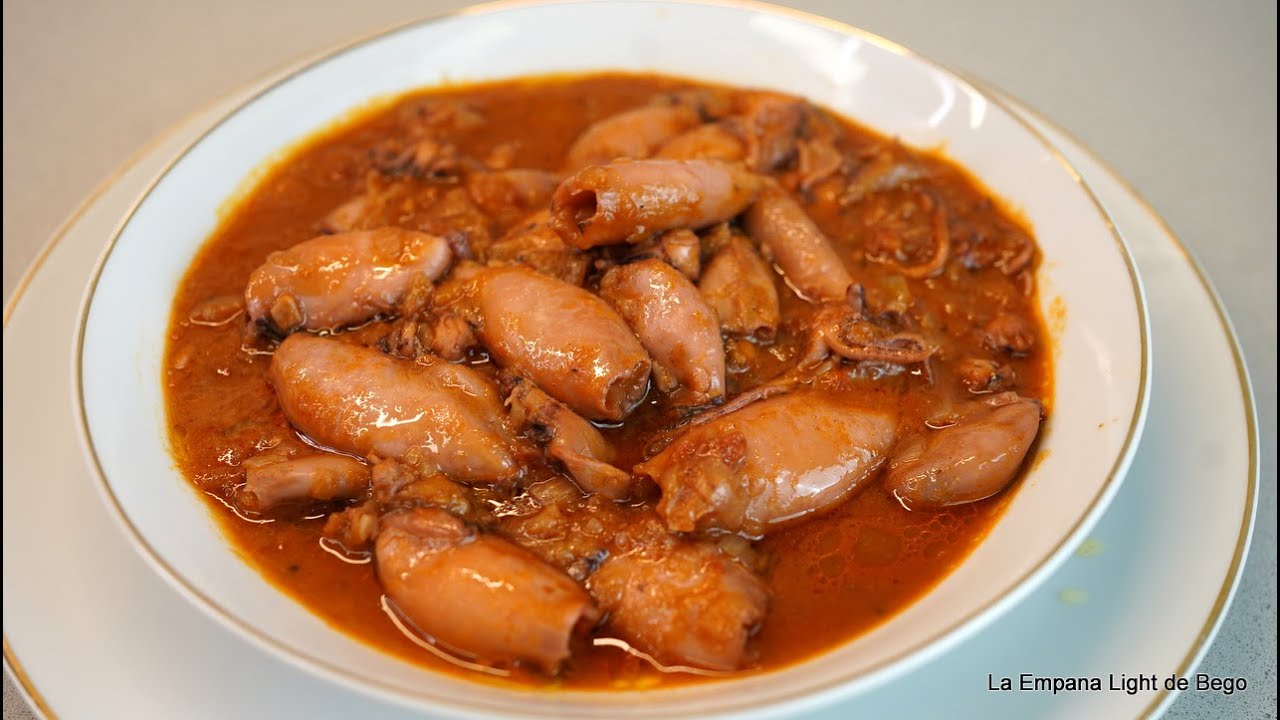 Receta de Chipirones en Salsa muy fáciles para mojar pan¡¡
