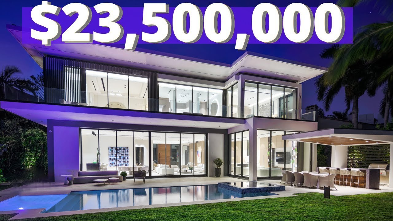 The BEST MEGA MANSION in Miami Beach, Florida?! $23.5 MILLION