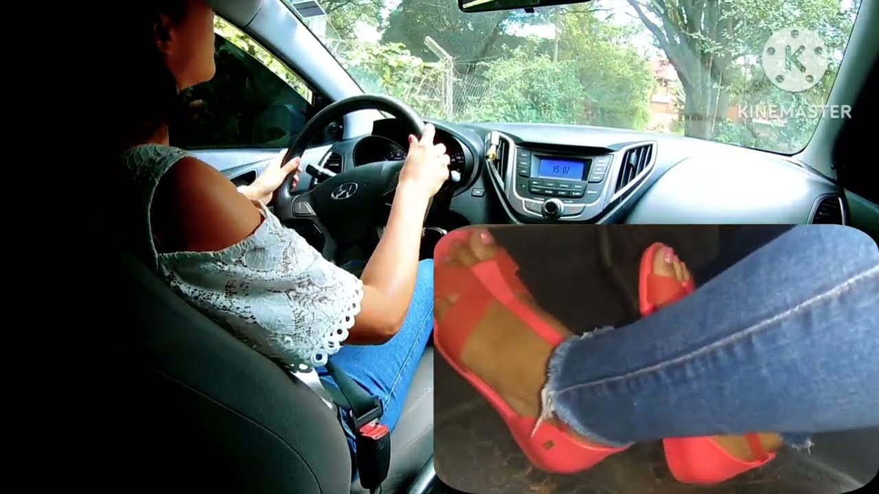 PERDENDO O MEDO DE DIRIGIR COM SANDÁLIA