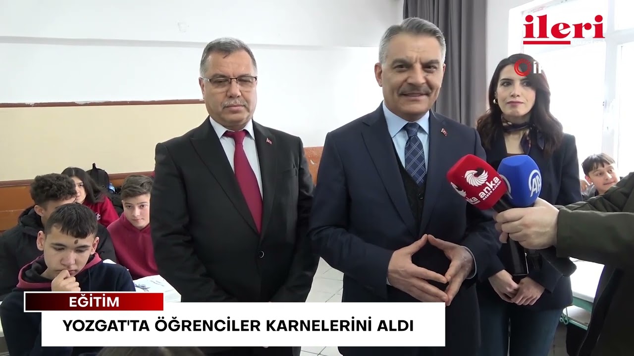Yozgat'ta öğrenciler karnelerini aldı | İleri Gazetesi