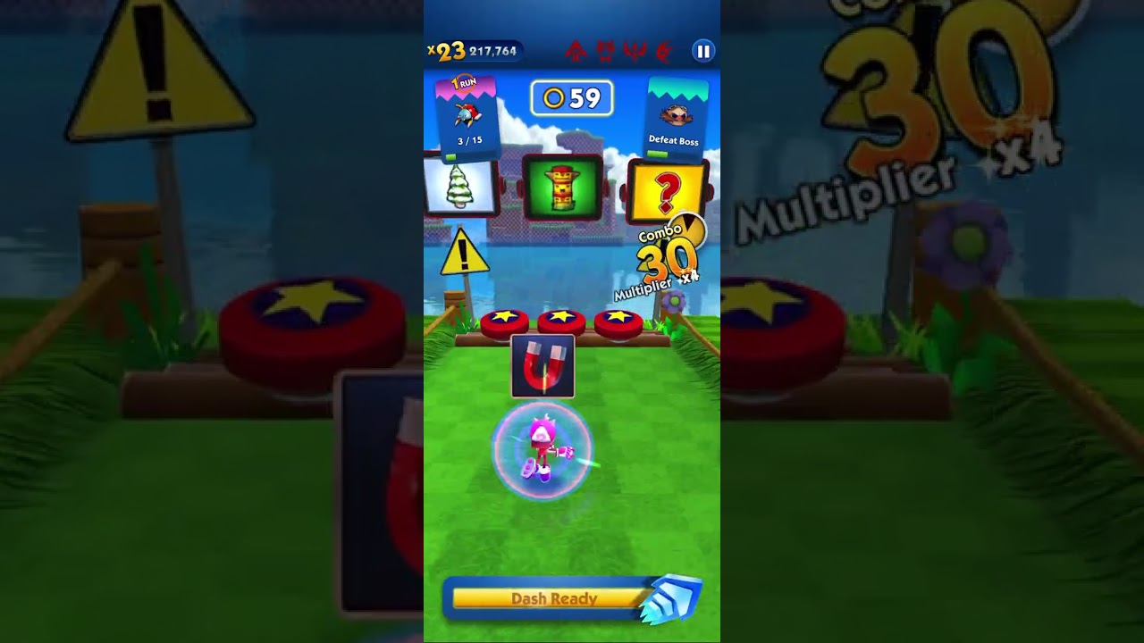 Sonic Dash (Android): All-Star Amy Gameplay