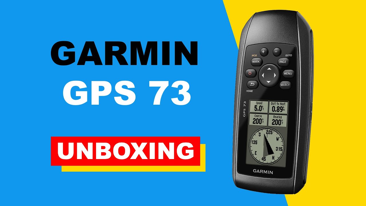 Garmin GPS 73 Unboxing HD (010-01504-00)