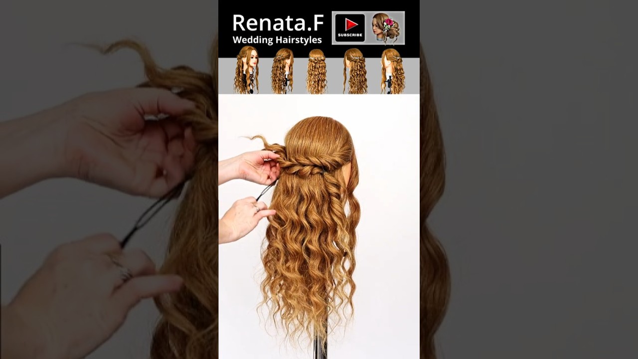 Jednoduch&yacute; &Uacute;čes | Inspirace Pro Svatebn&iacute; den | Diy &Uacute;česy Na Svatbu #diyhairtutorial #promlook