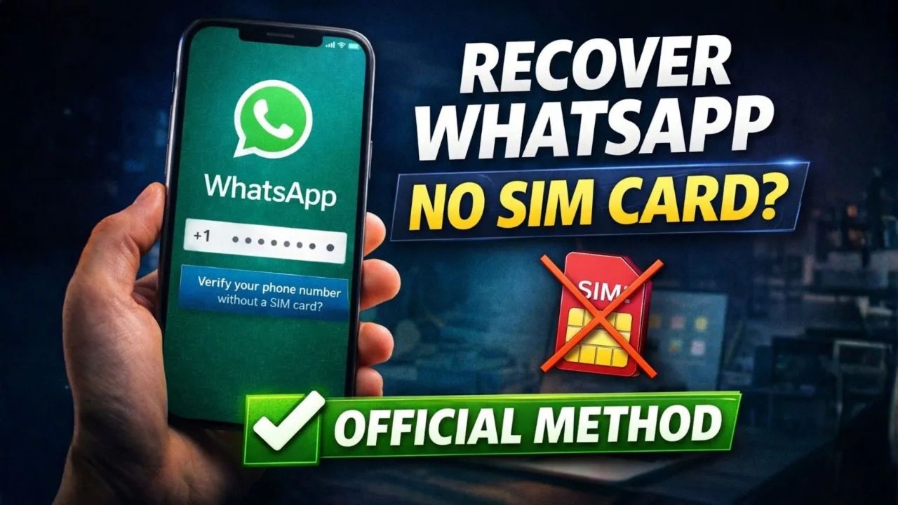 How To Recover Old WhatsApp Account Without SIM Card (Official Method)