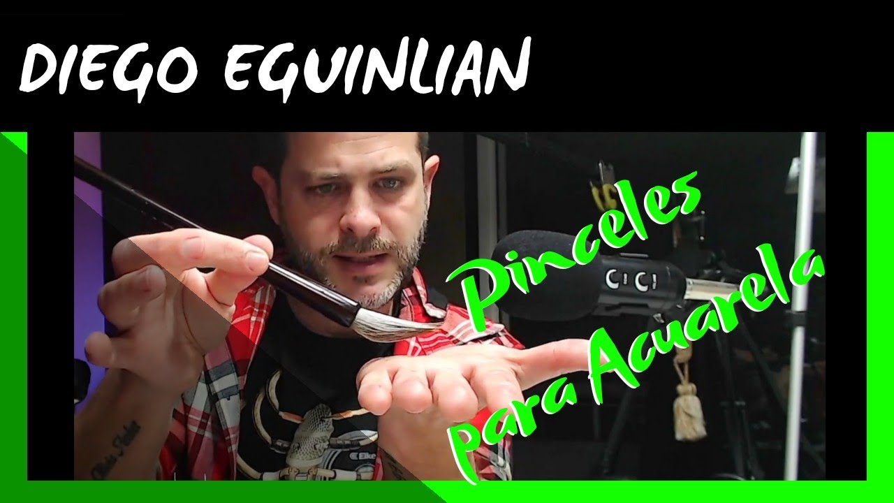 PINCELES para Acuarela 🎨🖌️ PRINCIPIANTES🤘🏼😆🤘🏼(Lo que tenés que saber)