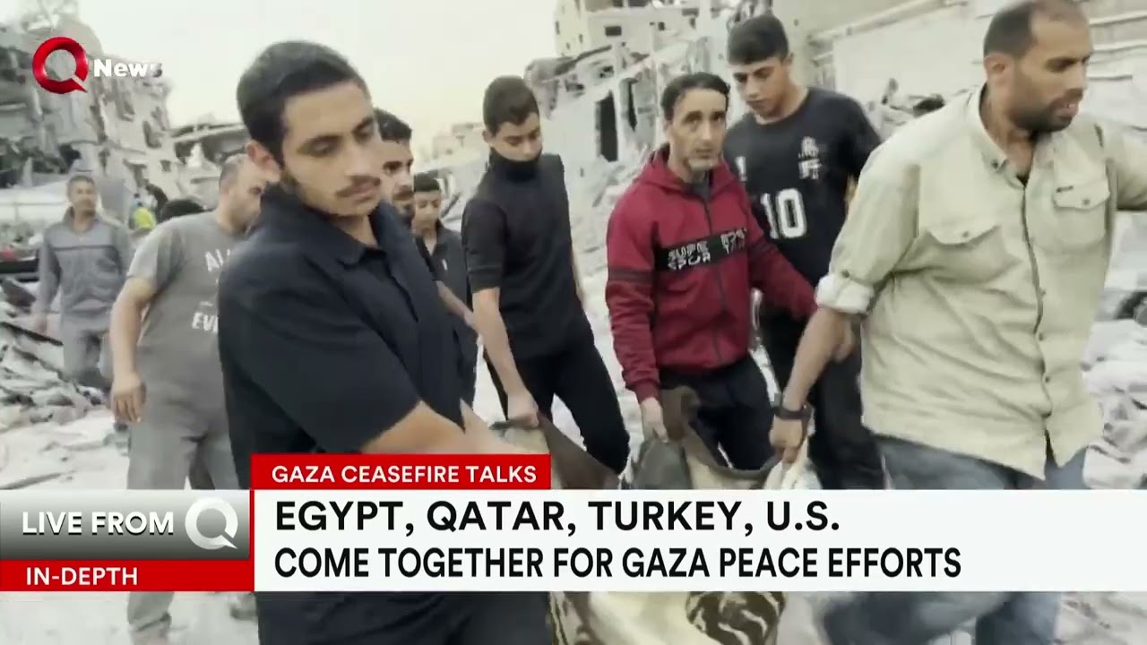 Egypt, Qatar, Turkey and US address efforts to achieve ceasefire in Gaza | QNews