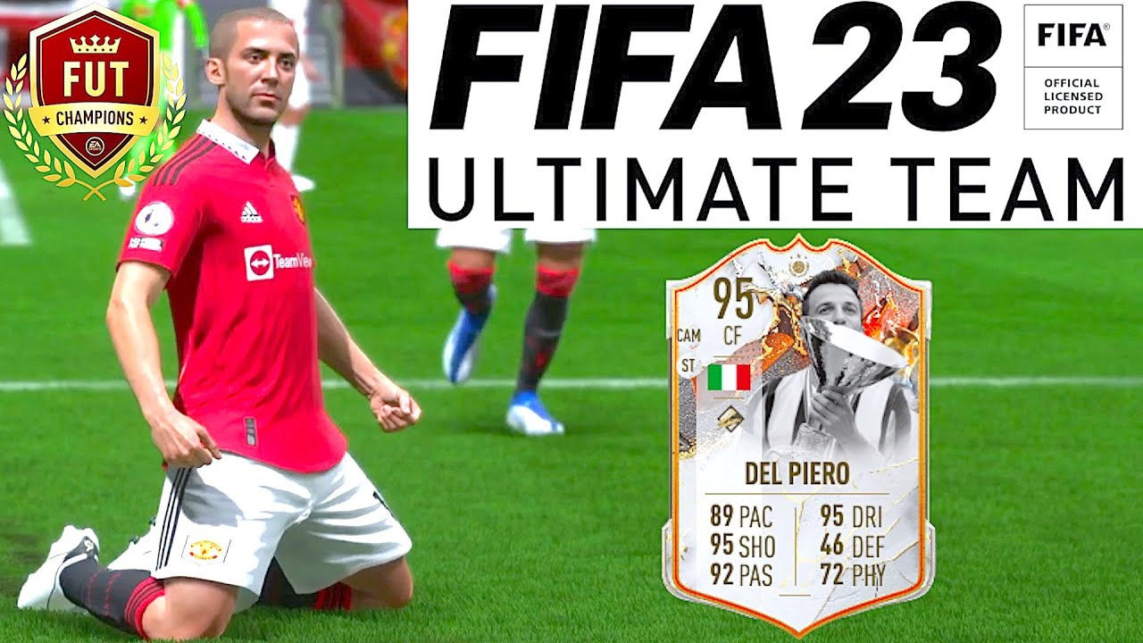 FUT CHAMPS WITH TROPHY TITANS ICON DEL PIERO! FIFA 23 Ultimate Team