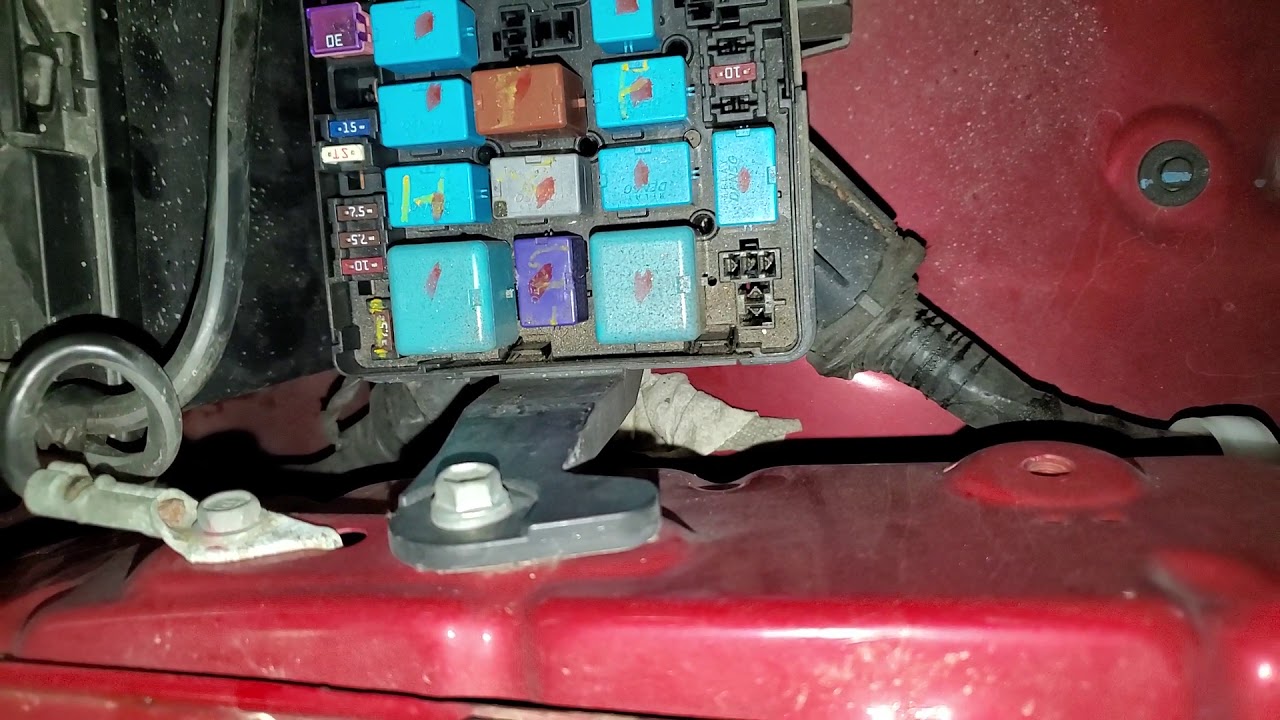 2009 Tacoma Starter Relay & Fuse Location