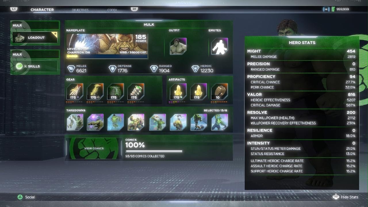 Marvel's Avengers Hulk Build
