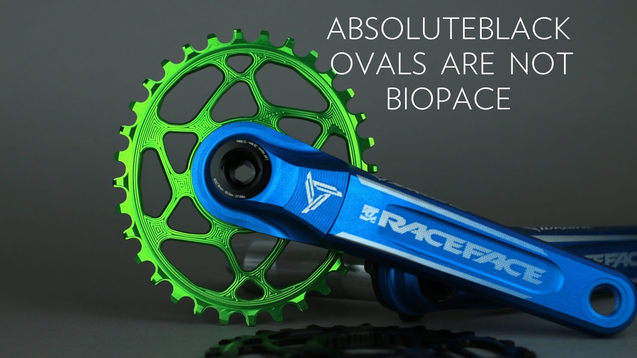 Absoluteblack chainrings are not Biopace