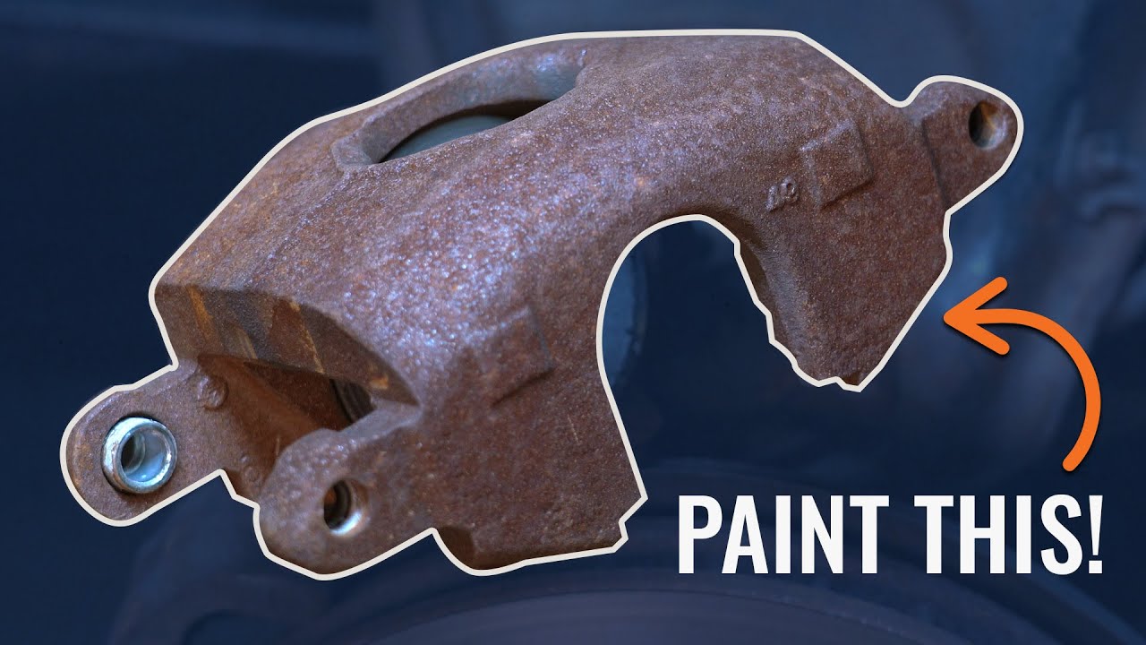 How to Paint Rusty Brake Calipers On The Car! - 1985 C10 Project