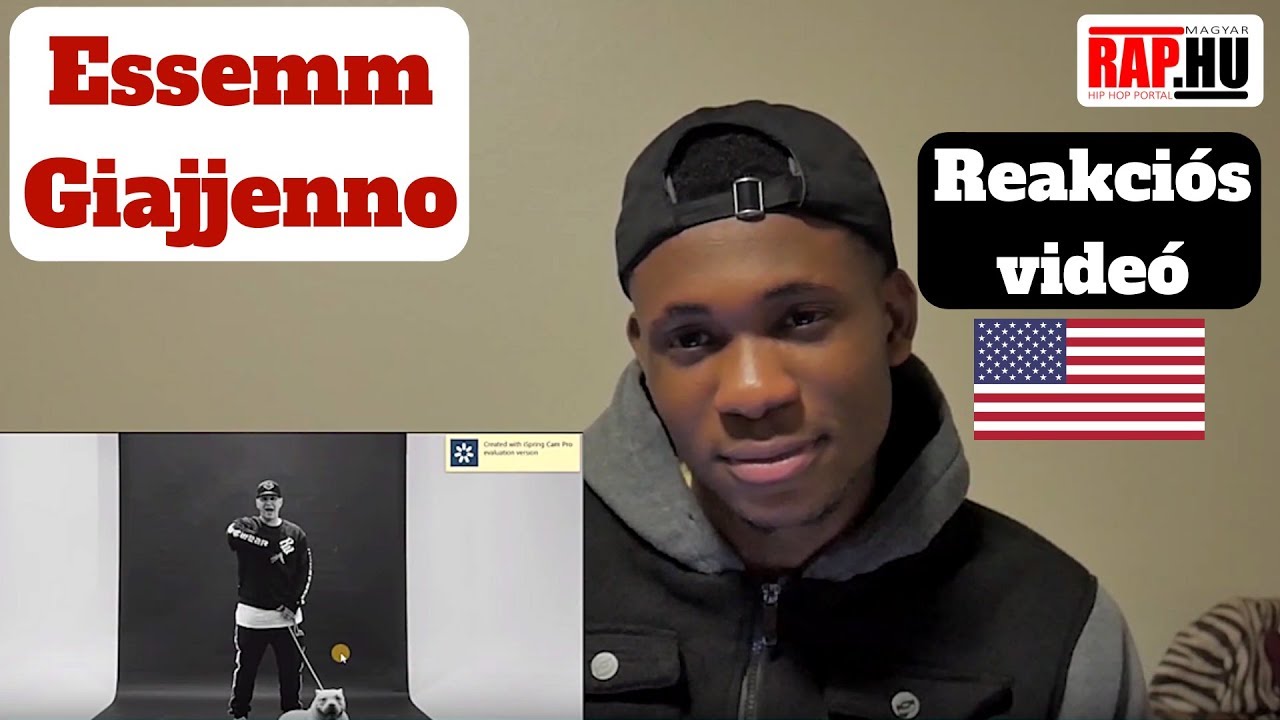 Essemm ft. Giajjenno reaction videó 🔥 reakció egyenesen Amerikából 🇺🇲 - Magam miatt 😎