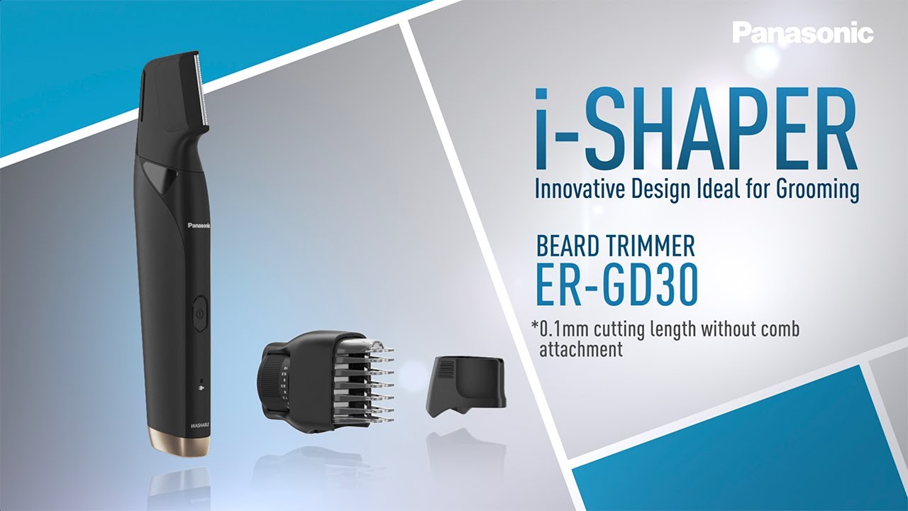 Innovative i-Shaped Beard Trimmer ER-GD30 [Panasonic]