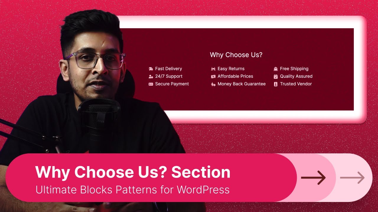 How to Add “Why Choose Us” Section in WordPress | Ultimate Blocks Pattern