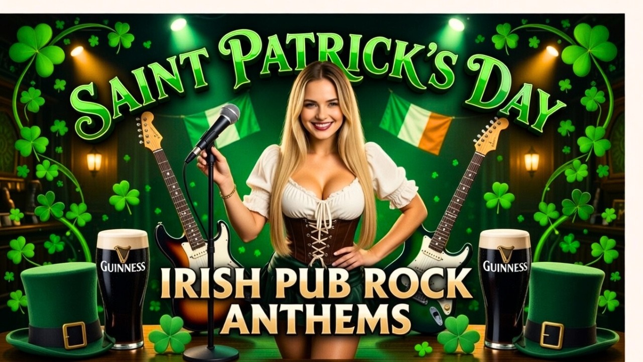 St Patrick’s Day 2026 Party Music 🍀🔥 | 1 Hour Irish Pub Rock Anthems Part 2