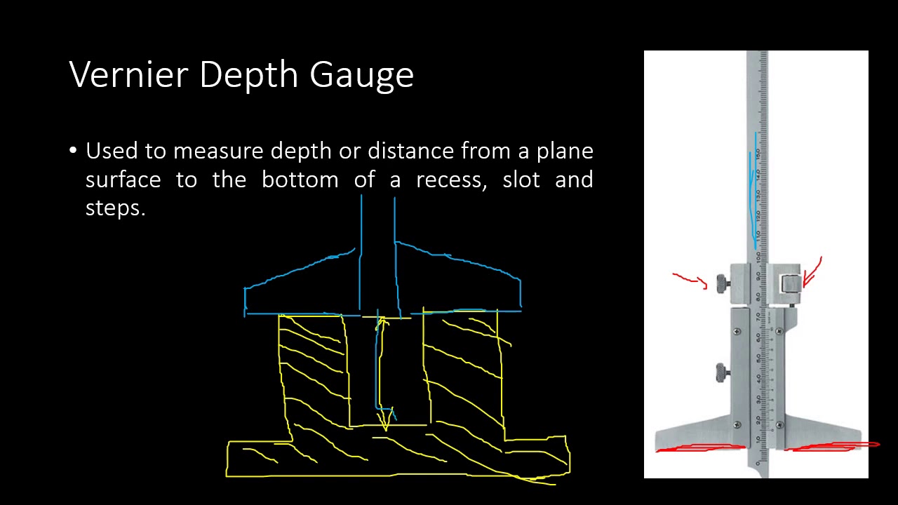 I_Linear Measurements_5 Vernier Depth Gauge