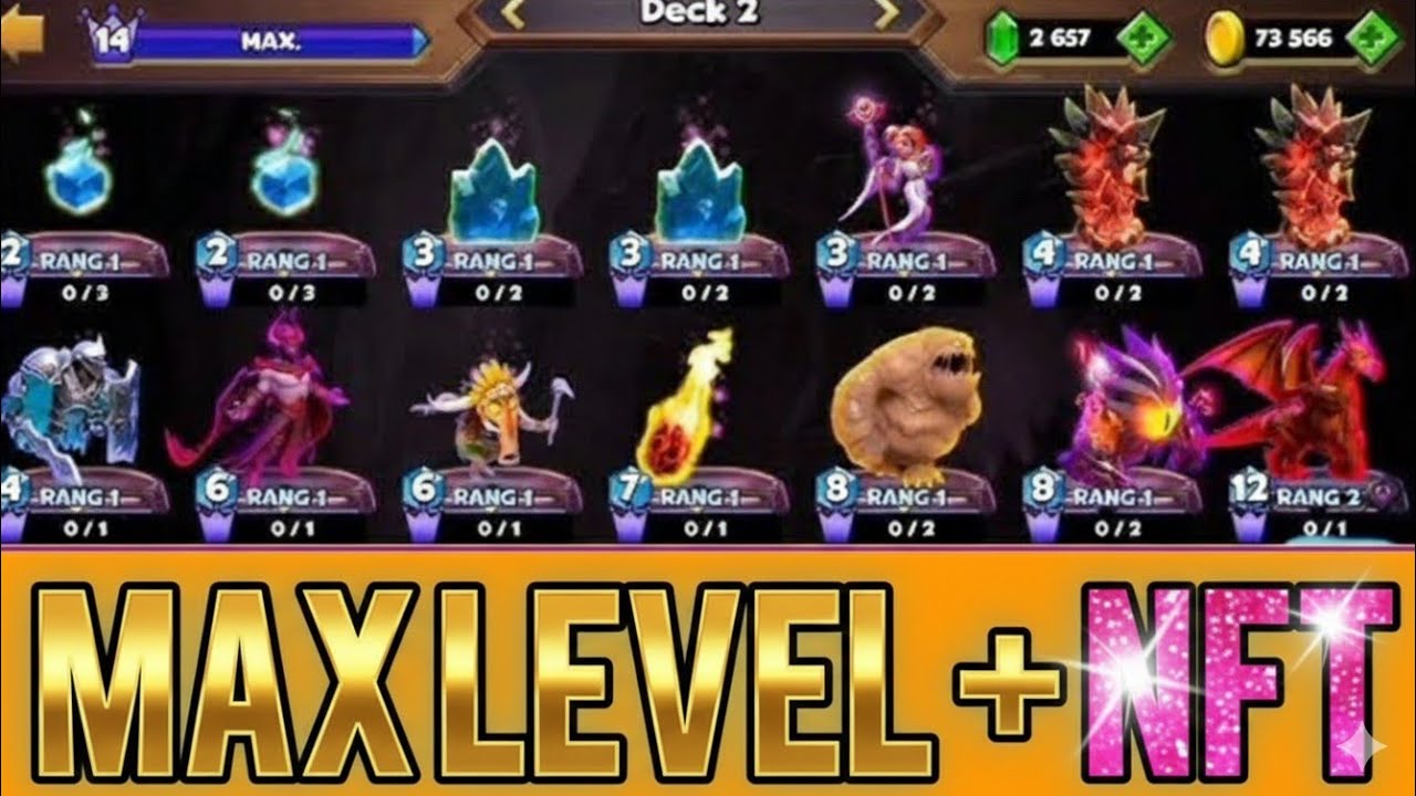 Fight Against Max Level 14 + NFT Card Players! Castle Crush 